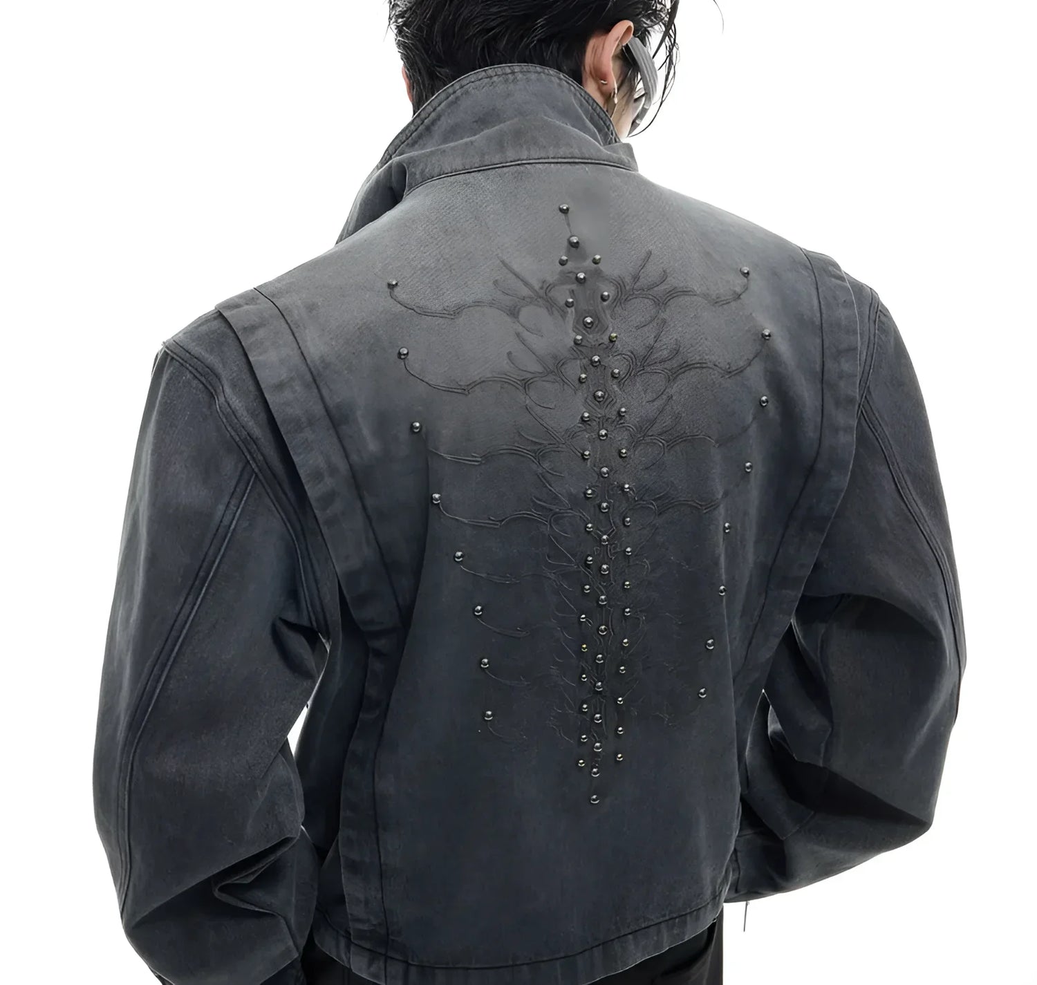 Opium Studded Denim Jacket - Fuga Studios