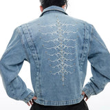 Opium Studded Denim Jacket - Fuga Studios