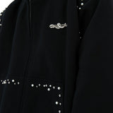 Opium Studded Hoodie - Fuga Studios
