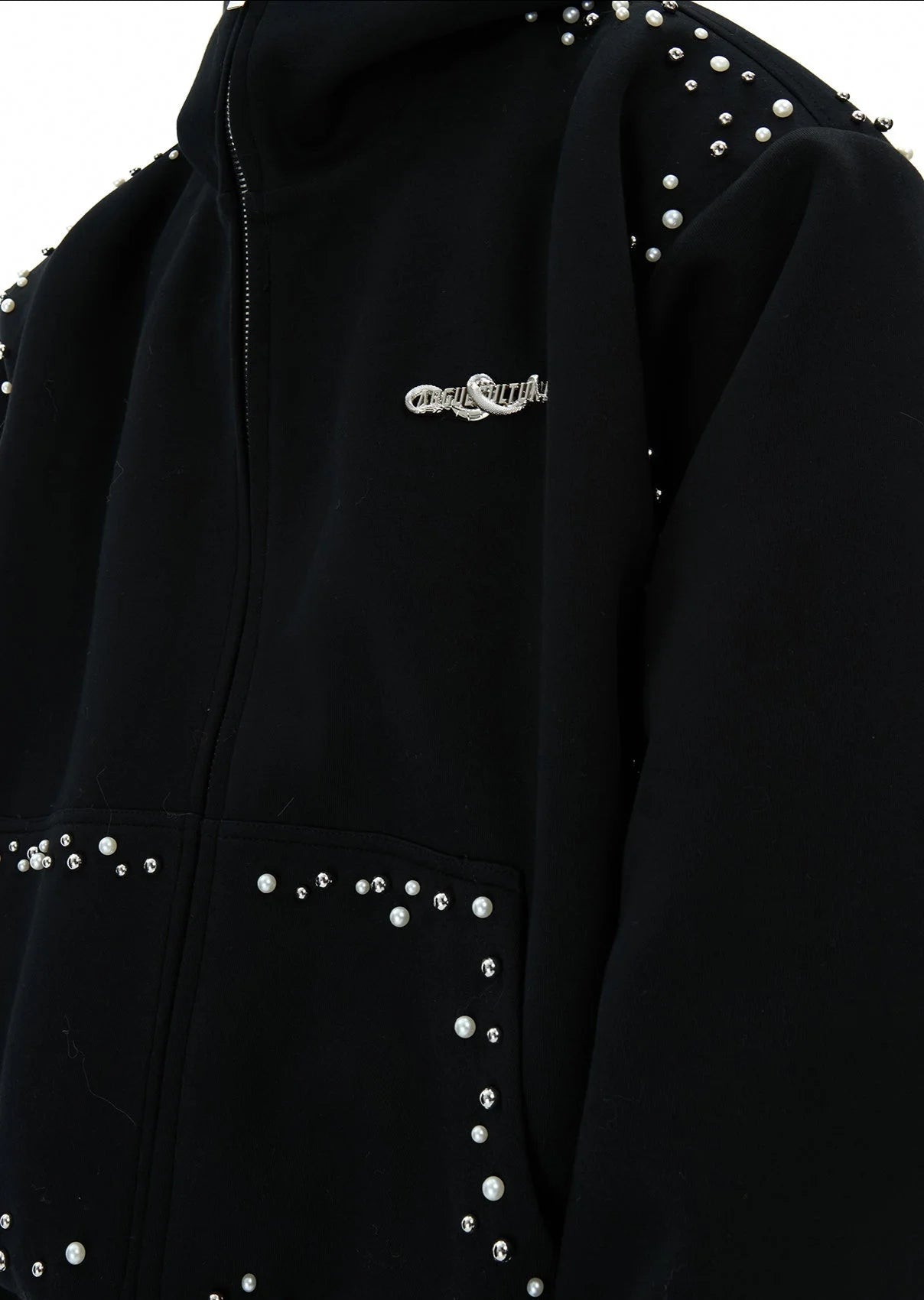 Opium Studded Hoodie - Fuga Studios