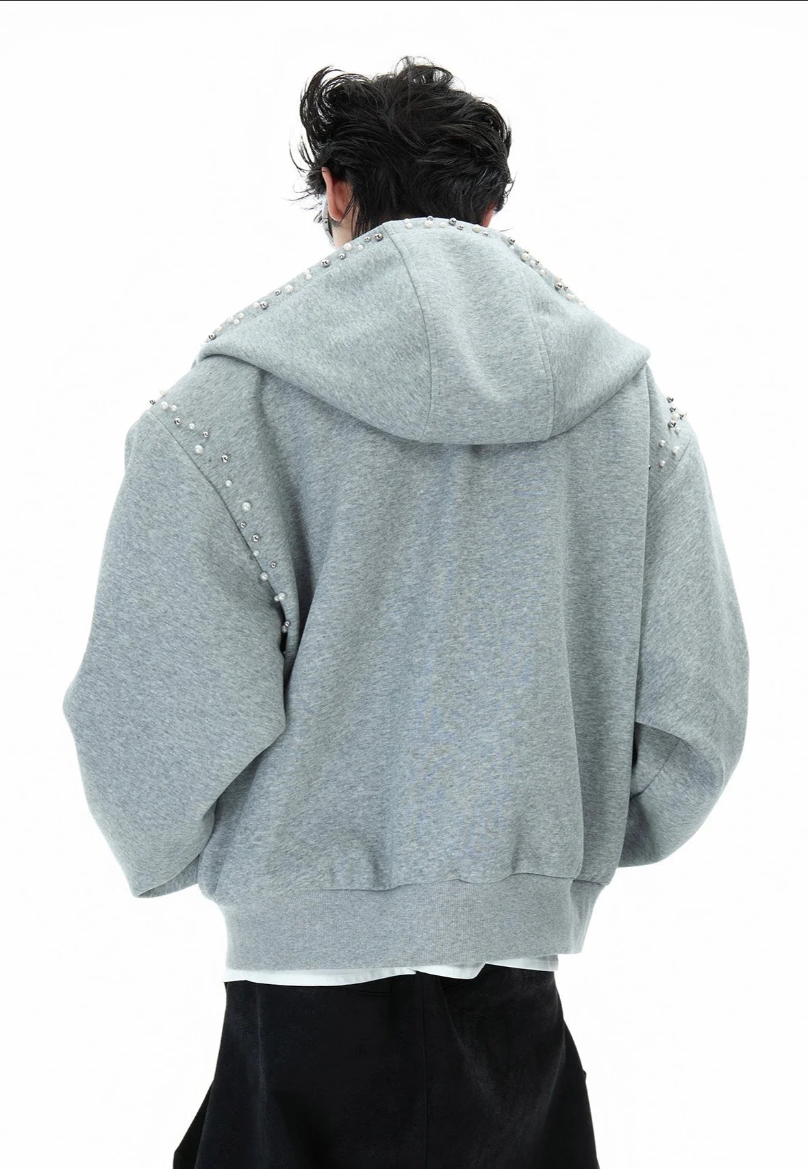 Opium Studded Hoodie - Fuga Studios