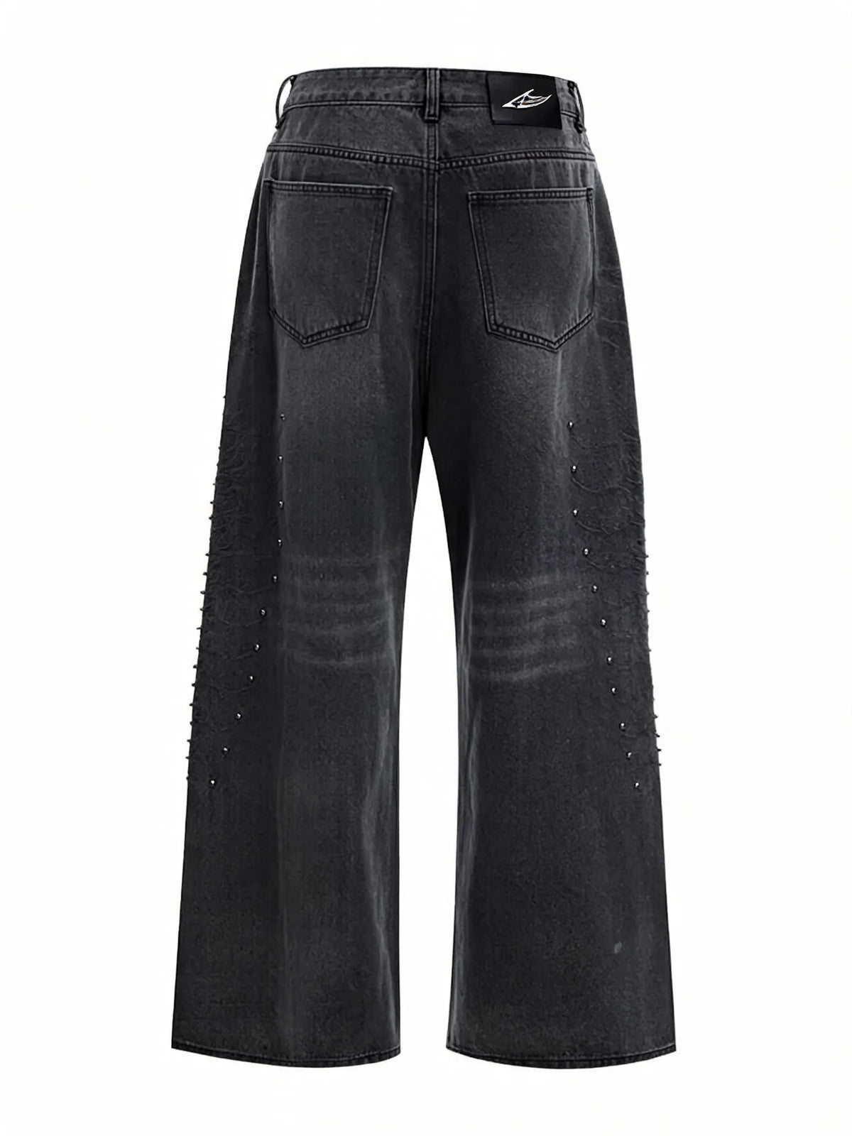 Opium Studded Wide-Leg Jeans - Fuga Studios