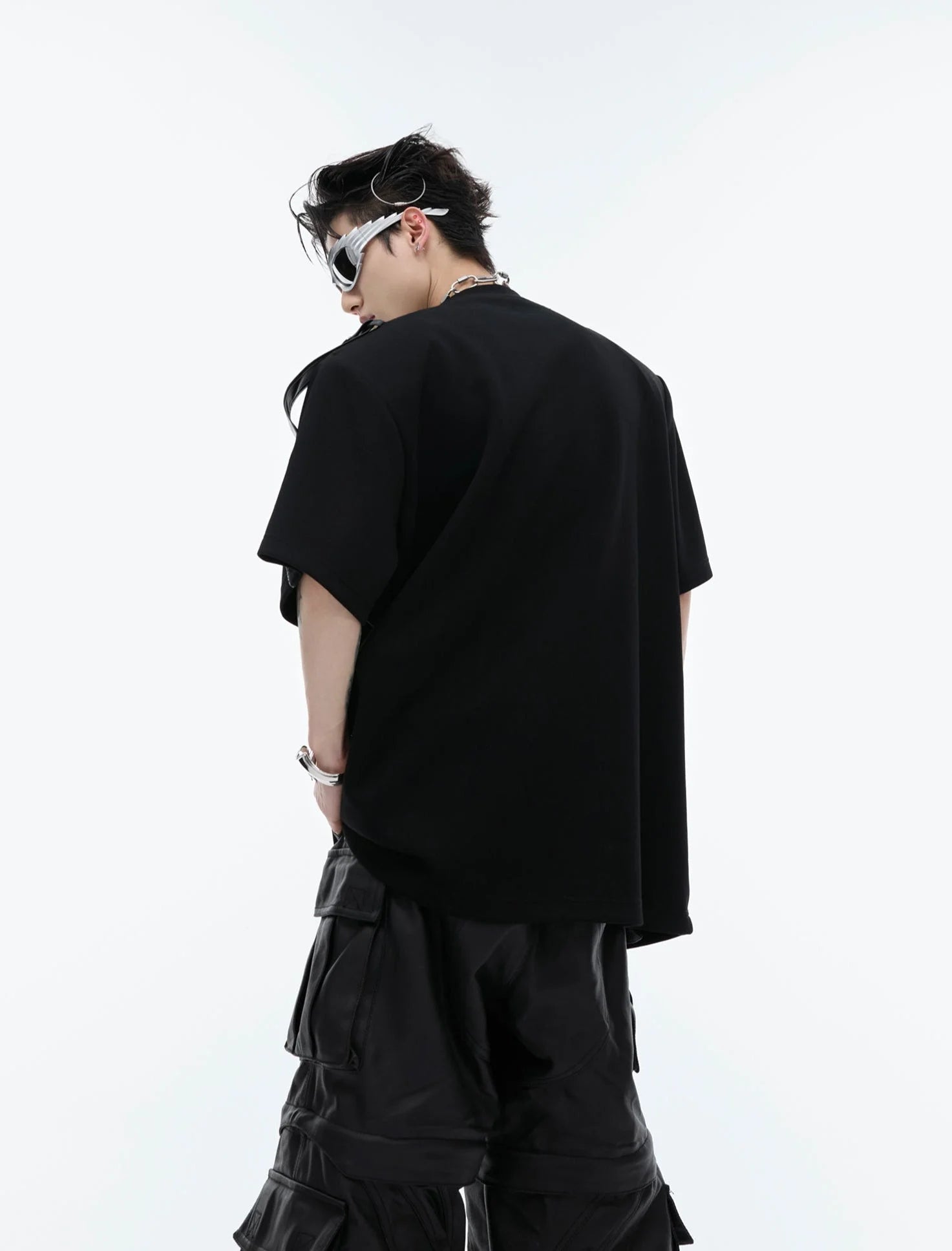 Opium Shirt. Shoulder Pads, Oversized. | Fūga Studios Opium Shirt. Shoulder Pads, Oversized. | Fūga Studios