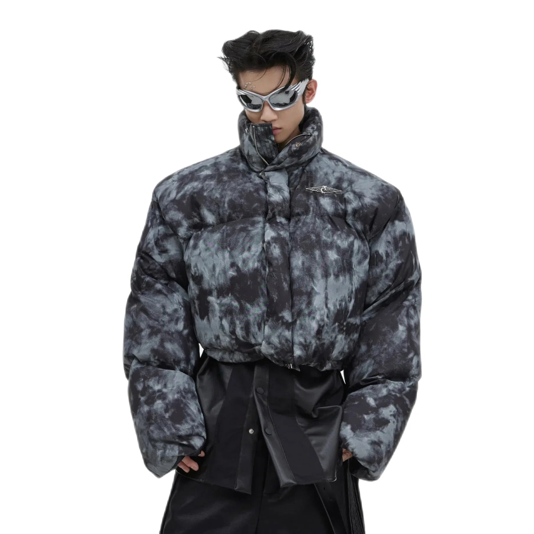 Opium Tie Dye Puffer Jacket - Fuga Studios