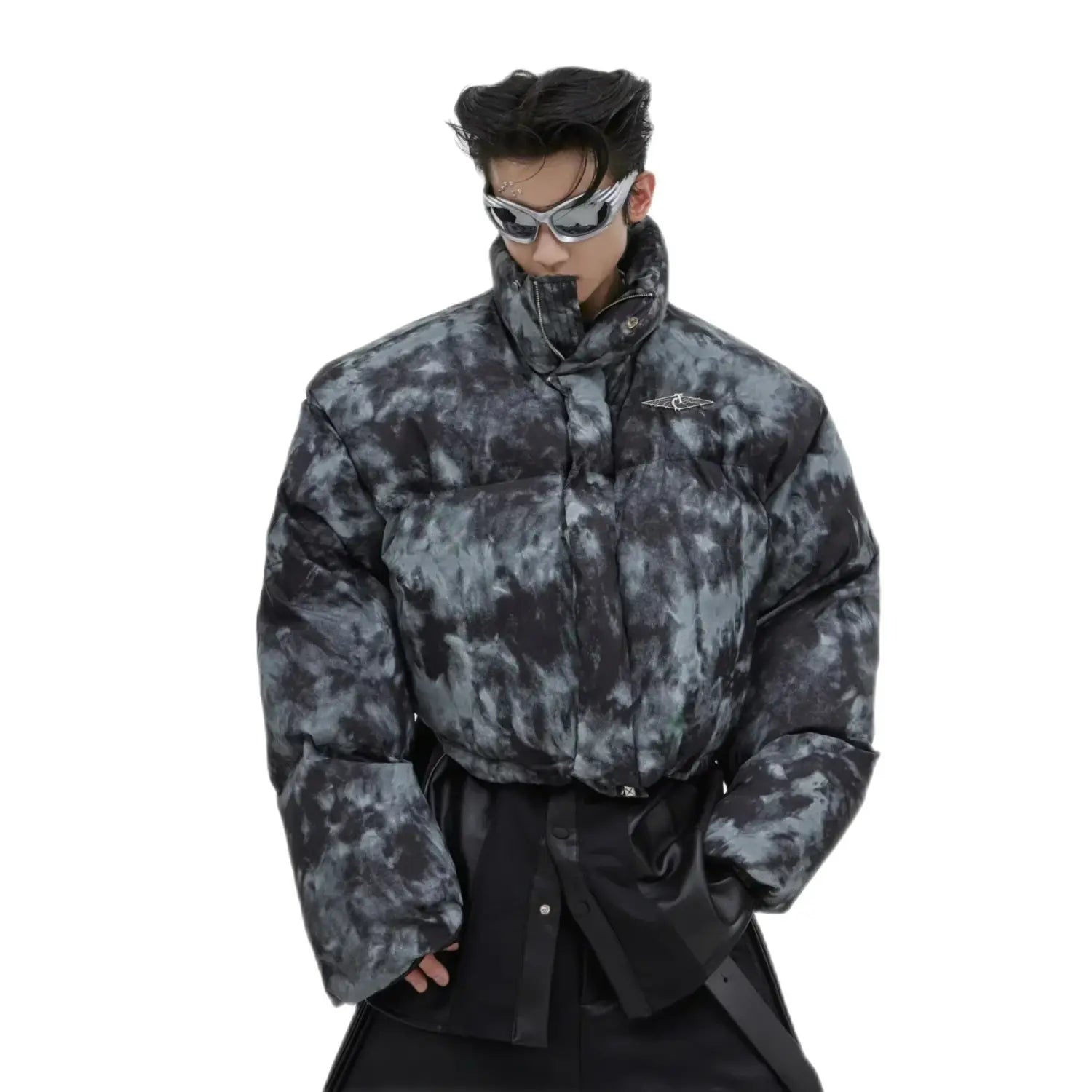 Opium Tie Dye Puffer Jacket