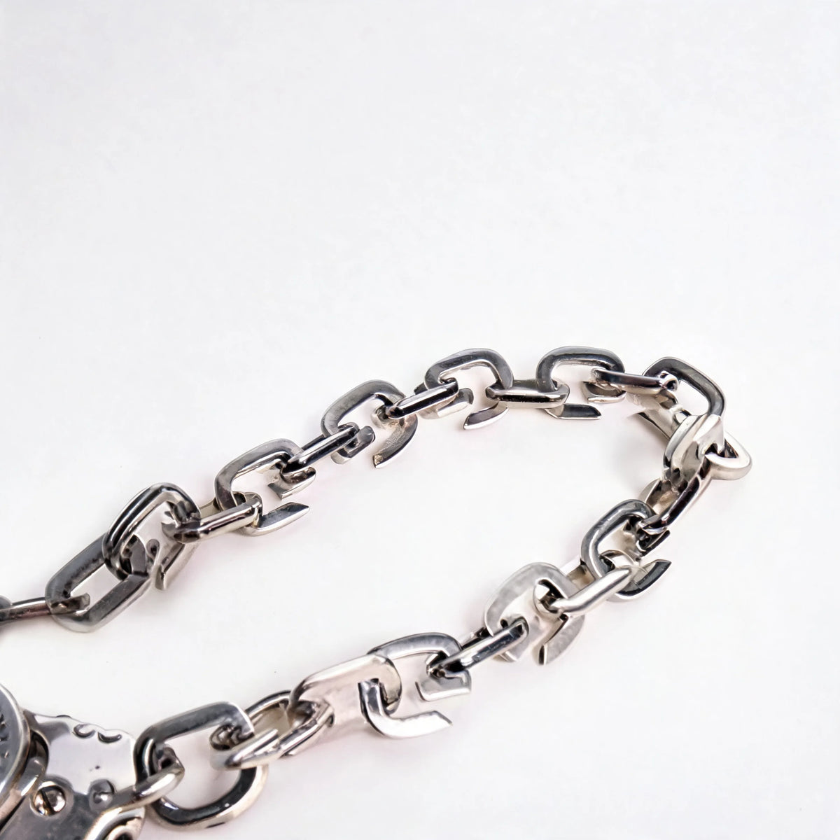 Opium Titanium Steel Handcuffs Necklace - Fuga Studios
