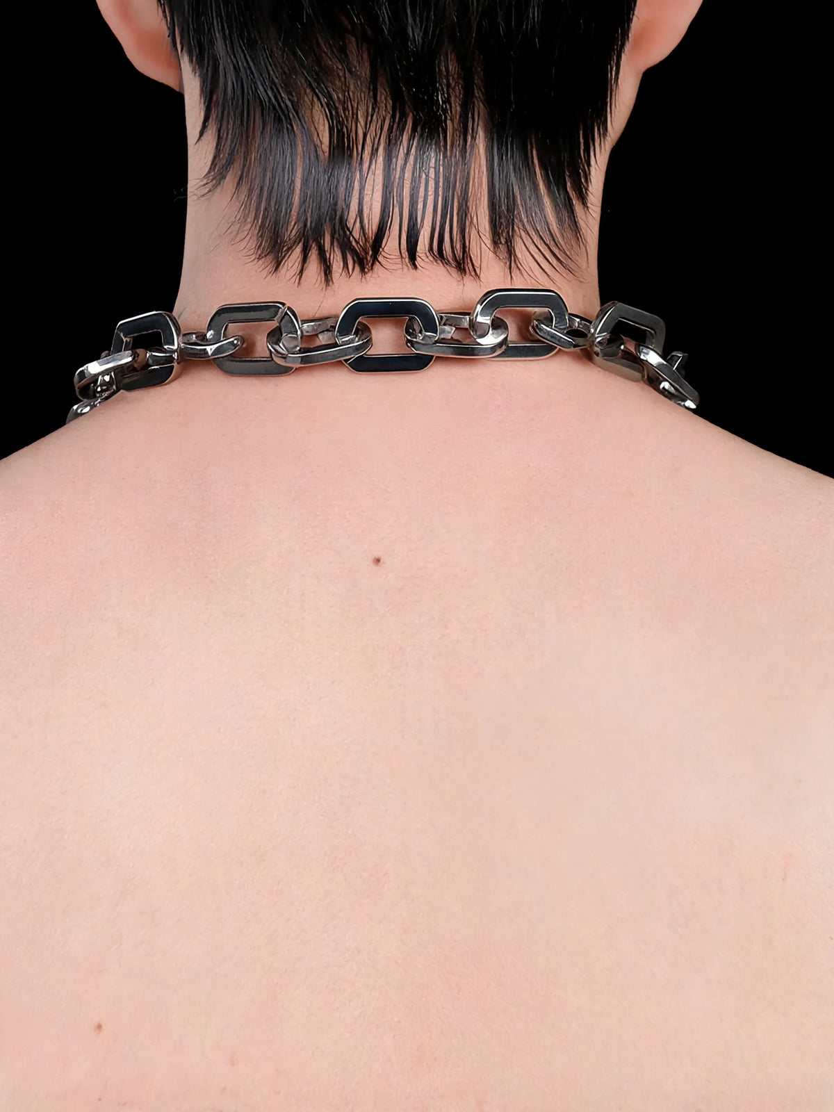 Opium Titanium Steel Handcuffs Necklace - Fuga Studios