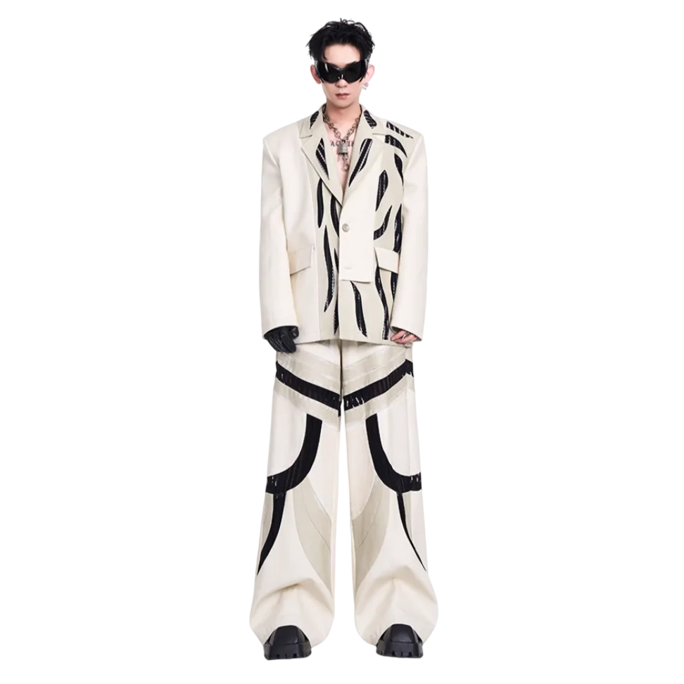 Opium Vertex Wide-Leg Pants - Fuga Studios