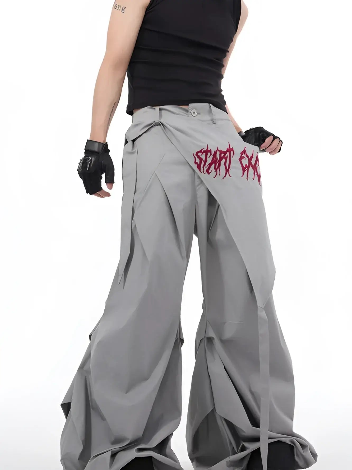 Opium Wide-Leg Cargo Hose - Fuga Studios