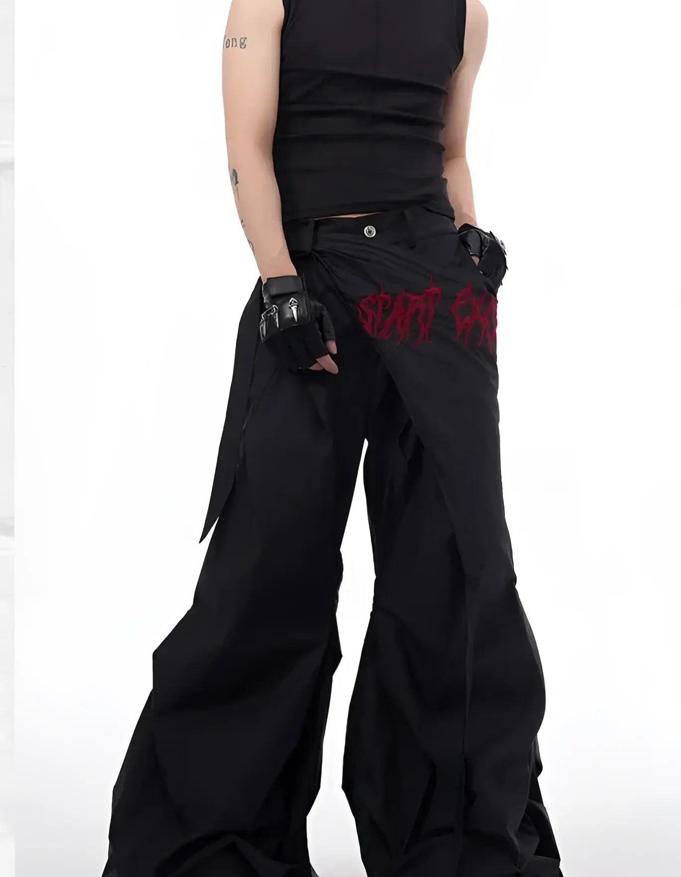 Opium Wide-Leg Cargo Hose - Fuga Studios