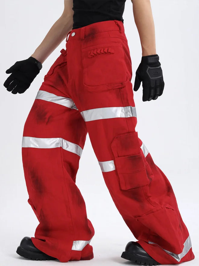 Rave Reflective Workwear Cargo Pants - Fuga Studios