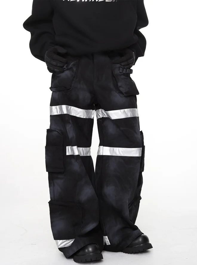 Rave Reflective Workwear Cargo Pants - Fuga Studios
