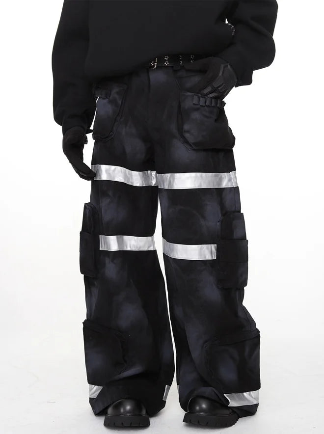 Rave Reflective Workwear Cargo Pants - Fuga Studios