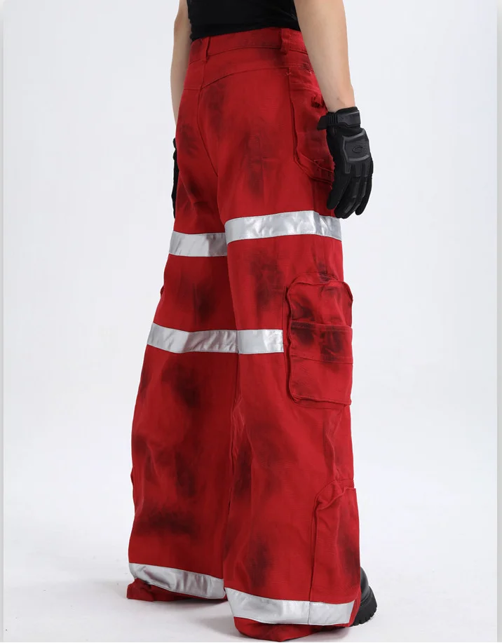 Rave Reflective Workwear Cargo Pants - Fuga Studios