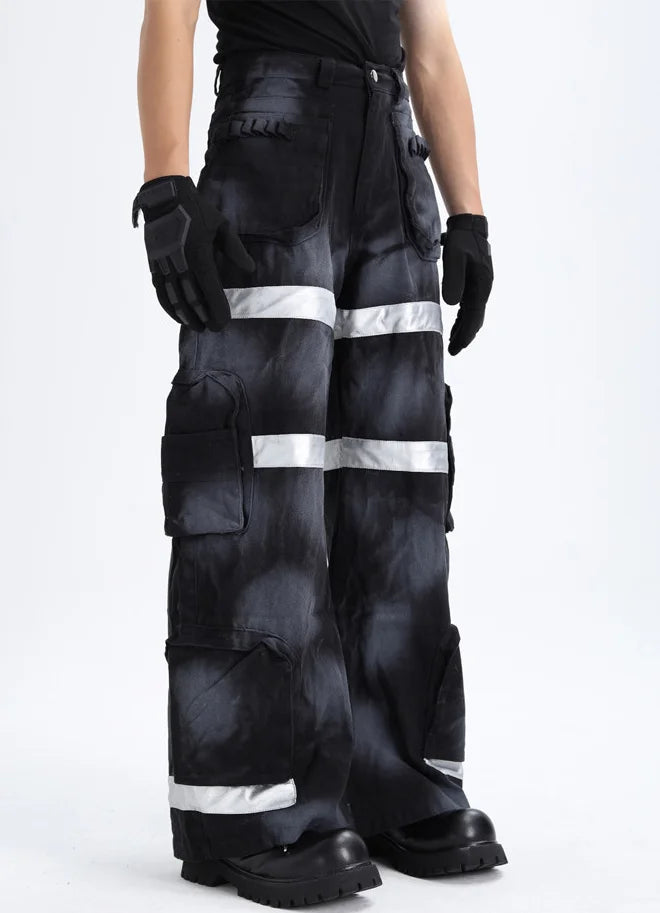 Rave Reflective Workwear Cargo Pants - Fuga Studios