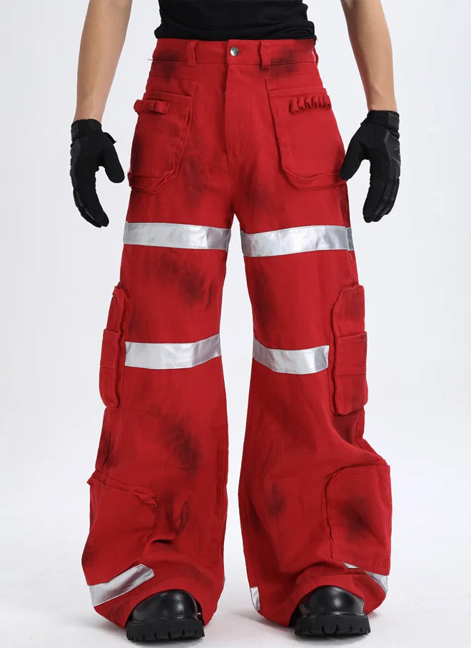 Rave Reflective Workwear Cargo Pants - Fuga Studios