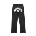 Streetwear Cartoon Demons Denim Jeans - Fuga Studios