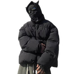 Streetwear Devil Horns Puffer Jacket - Fuga Studios