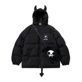 Streetwear Devil Horns Tail Jacket - Fuga Studios