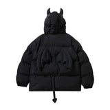 Streetwear Devil Horns Tail Jacket - Fuga Studios