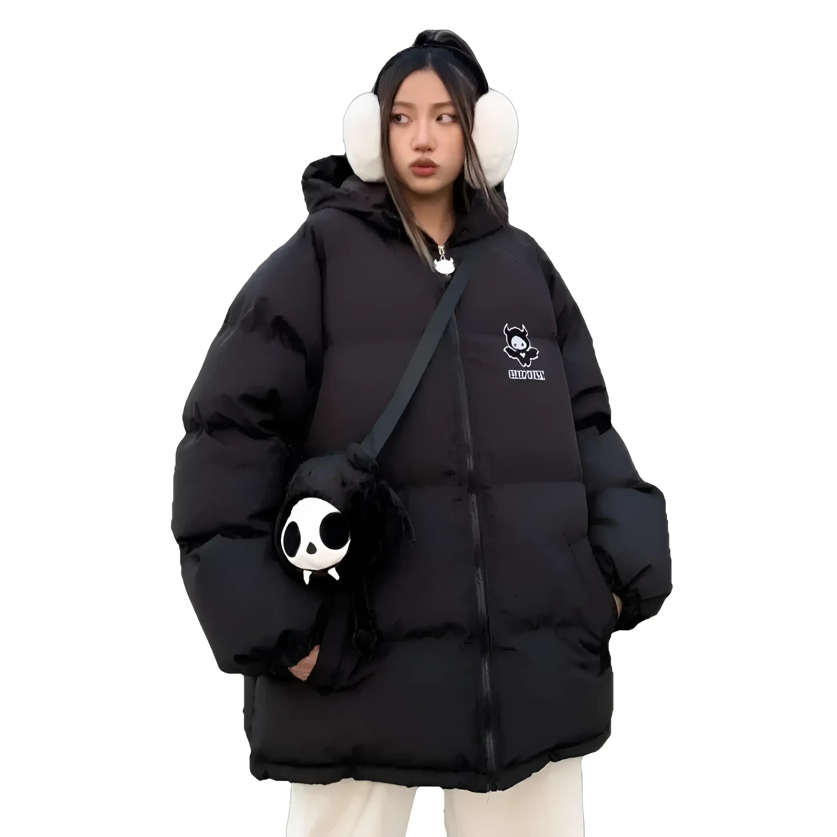Streetwear Devil Horns Tail Jacket - Fuga Studios