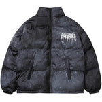 Streetwear Frequency Puffer Jacket - Fuga Studios