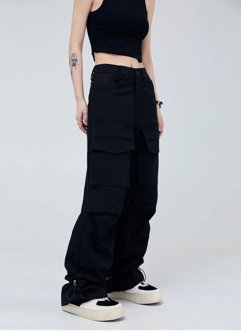 Streetwear Girl Cargo Pants - Fuga Studios