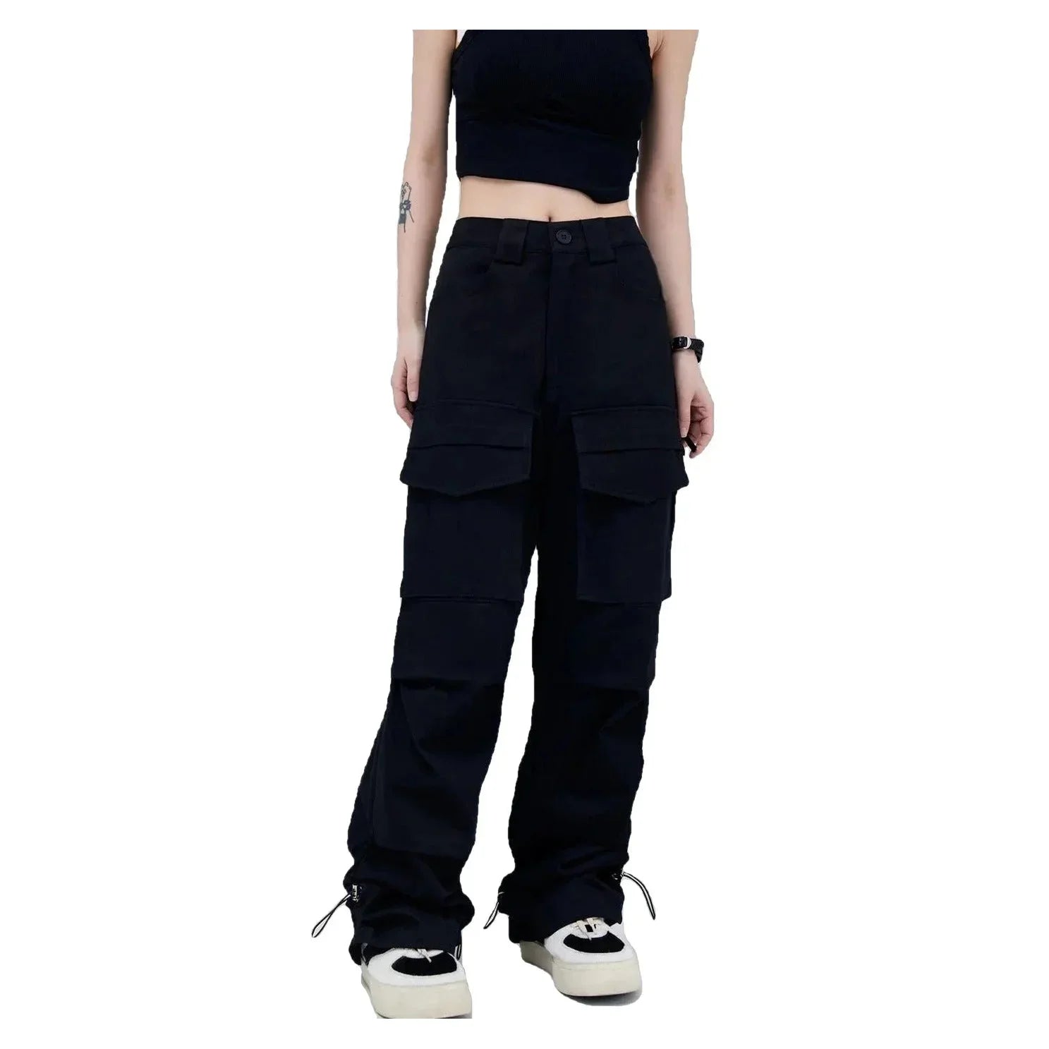 Streetwear Girl Cargo Pants - Fuga Studios