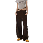 Streetwear Girls Middle Waist Cotton Pants - Fuga Studios