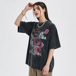 Streetwear Harajuku Drowned Anime Shirt - Fuga Studios