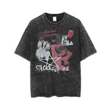 Streetwear Harajuku Drowned Anime Shirt - Fuga Studios