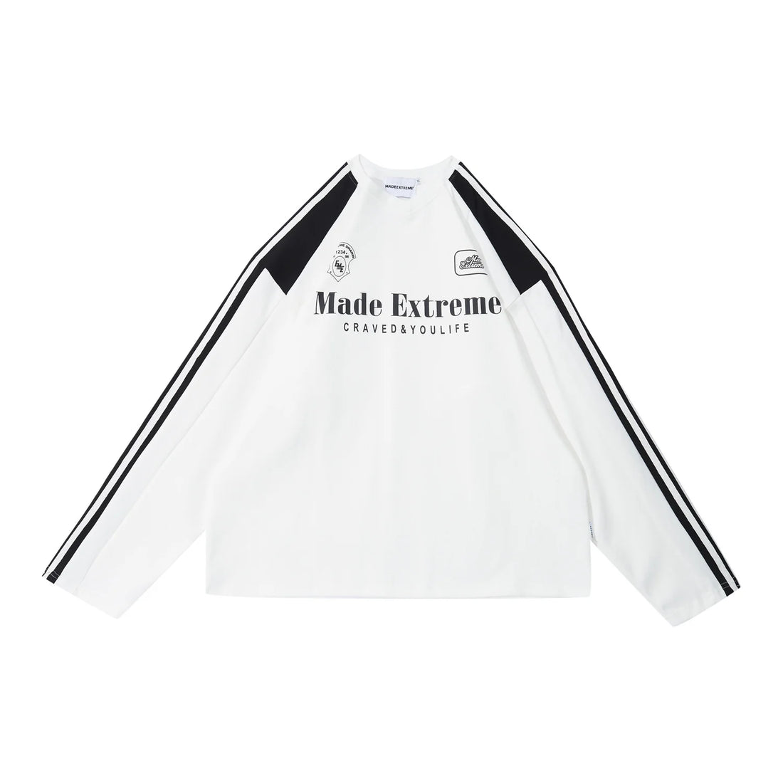 Streetwear Made Extreme 3 Stripes Sweater - Ultra Techwear