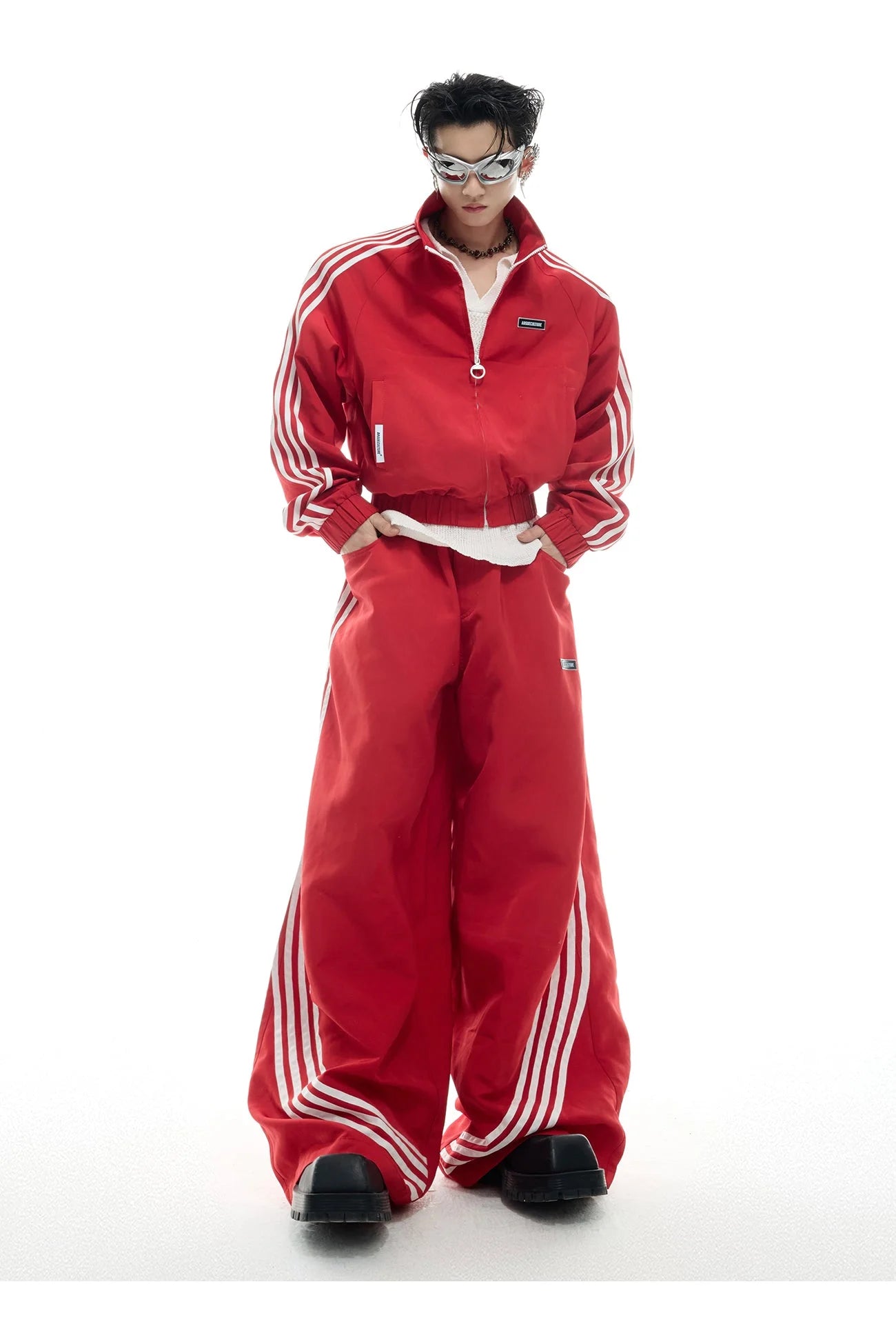 Streetwear Retro Tracksuit Set - Fuga Studios