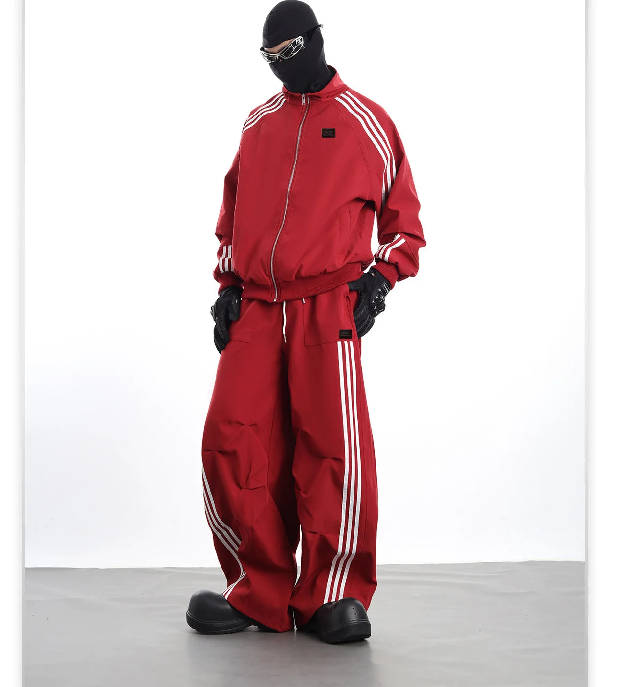 Streetwear Side-Stripe Track Set - Fuga Studios