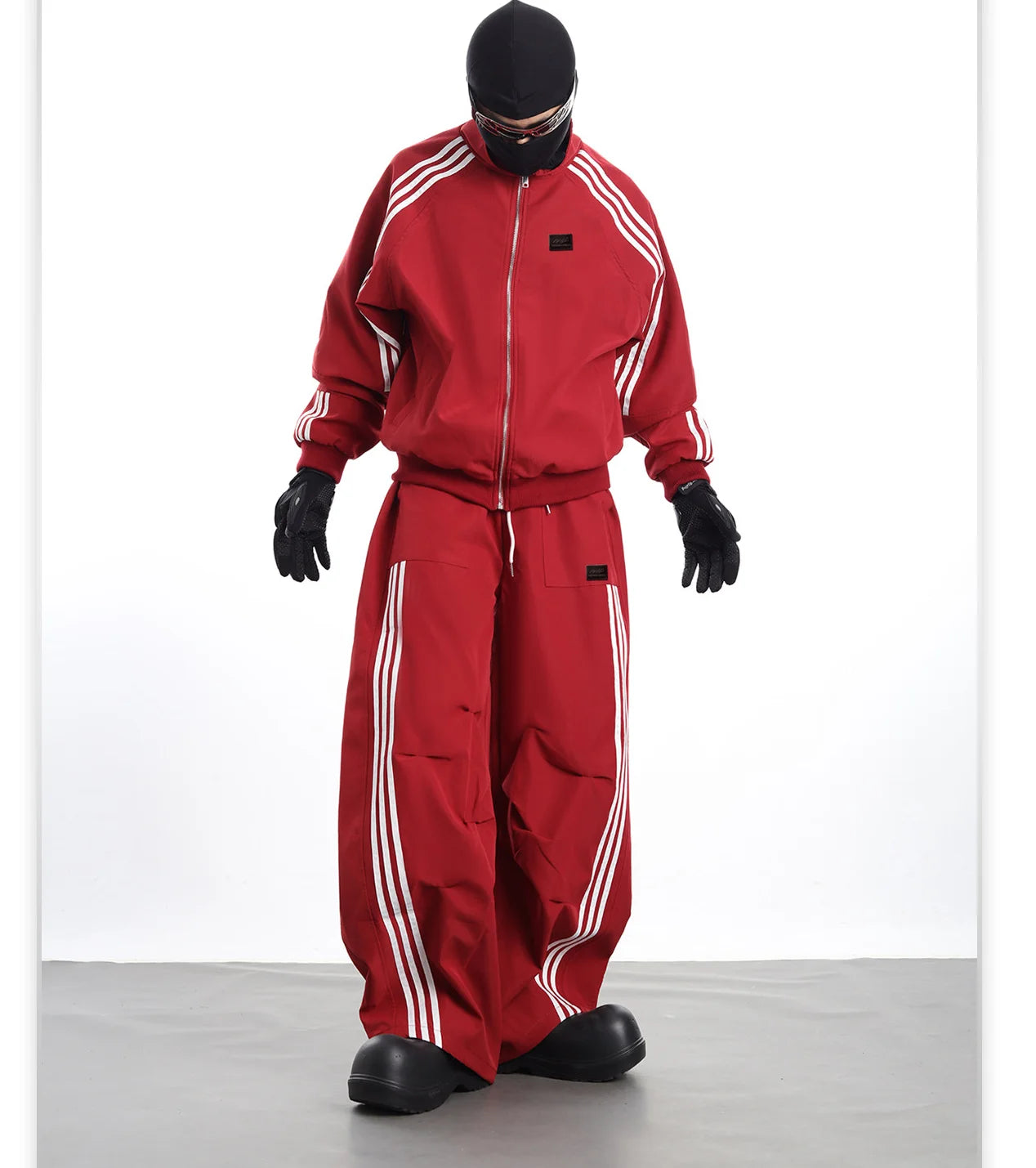 Streetwear Side-Stripe Track Set - Fuga Studios