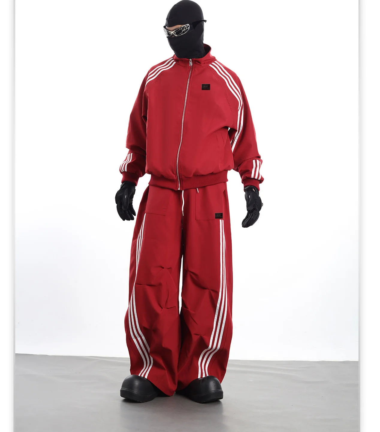 Streetwear Side-Stripe Track Set - Fuga Studios