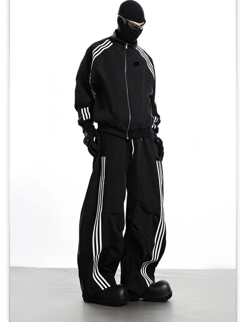 Streetwear Side-Stripe Track Set