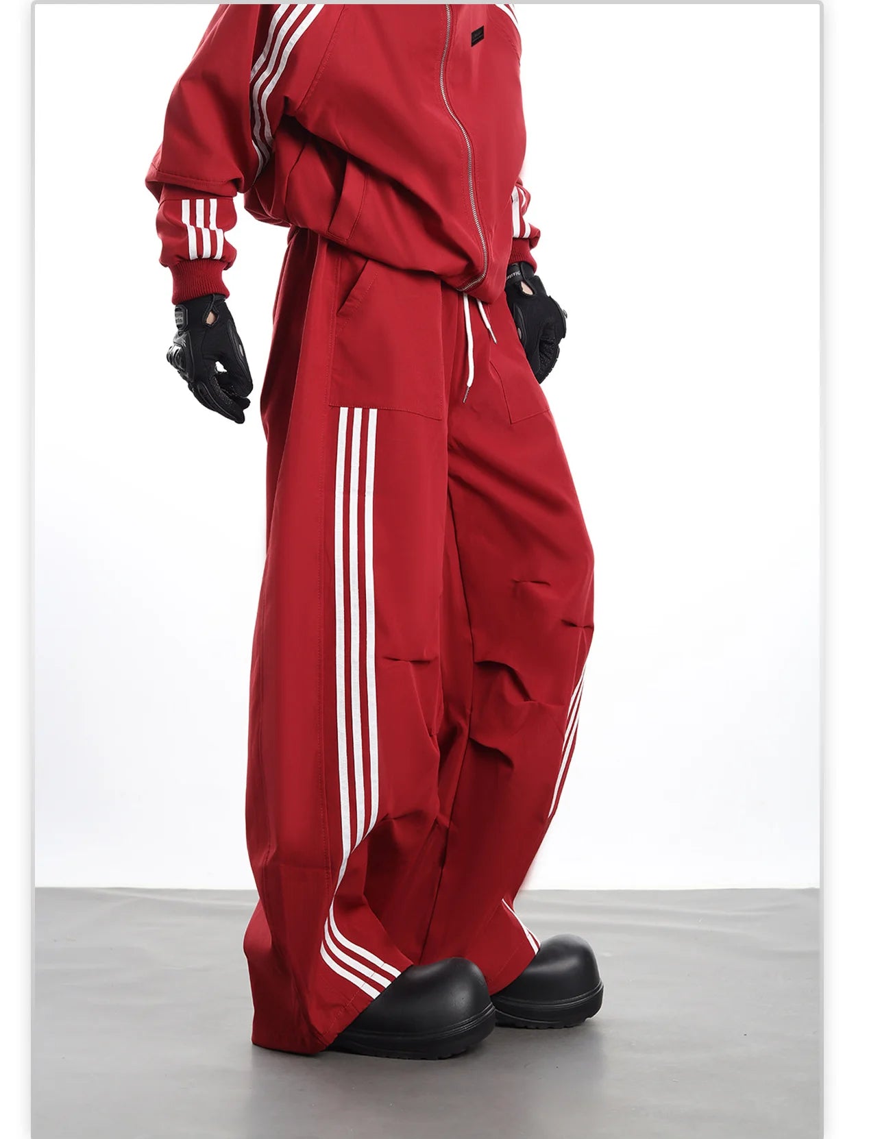Streetwear Side-Stripe Track Set - Fuga Studios