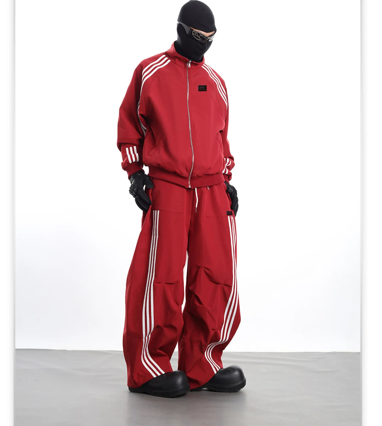 Streetwear Side-Stripe Track Set - Fuga Studios
