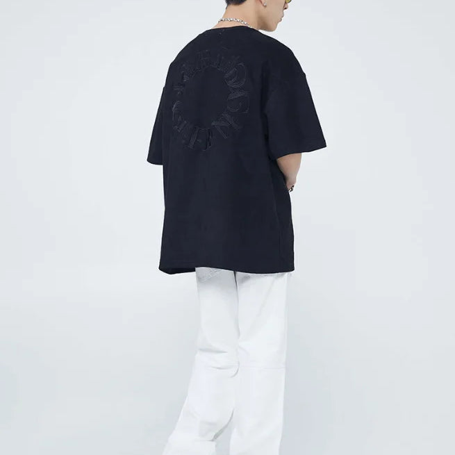 Streetwear Unisex Blackair Embroidery Shirt - Fuga Studios