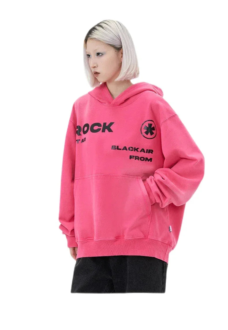 Streetwear Unisex Blackair Rockstar Hoodie - Fuga Studios