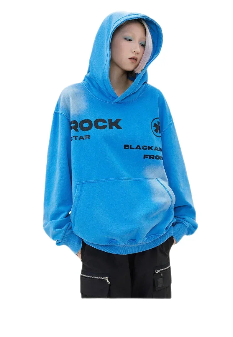 Streetwear Unisex Blackair Rockstar Hoodie - Fuga Studios