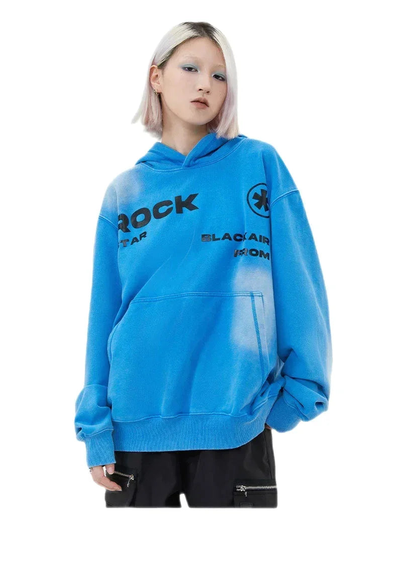 Streetwear Unisex Blackair Rockstar Hoodie - Fuga Studios