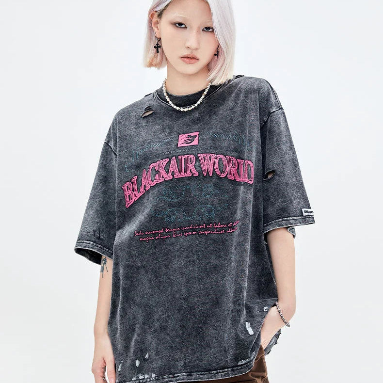 Streetwear Unisex Blackair World Shirt - Fuga Studios