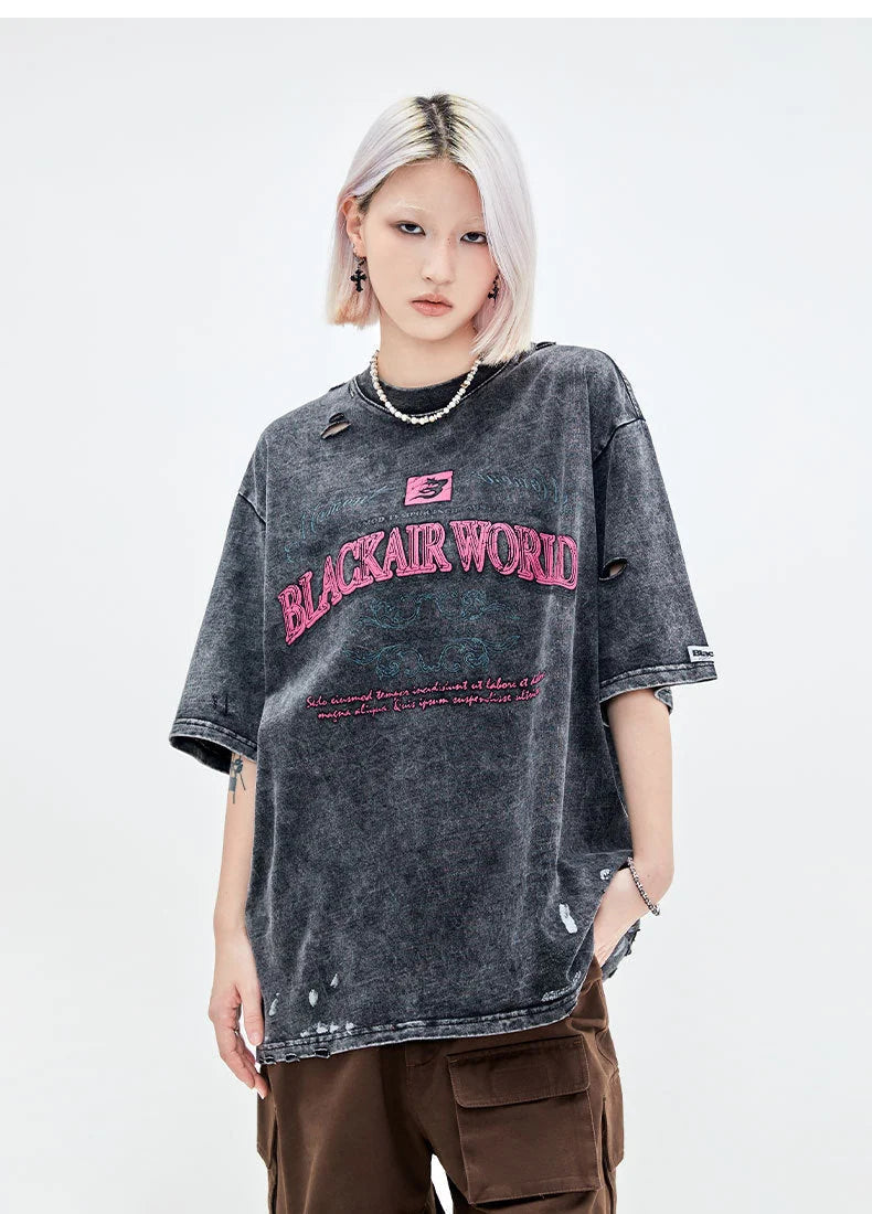 Streetwear Unisex Blackair World Shirt - Ultra Techwear
