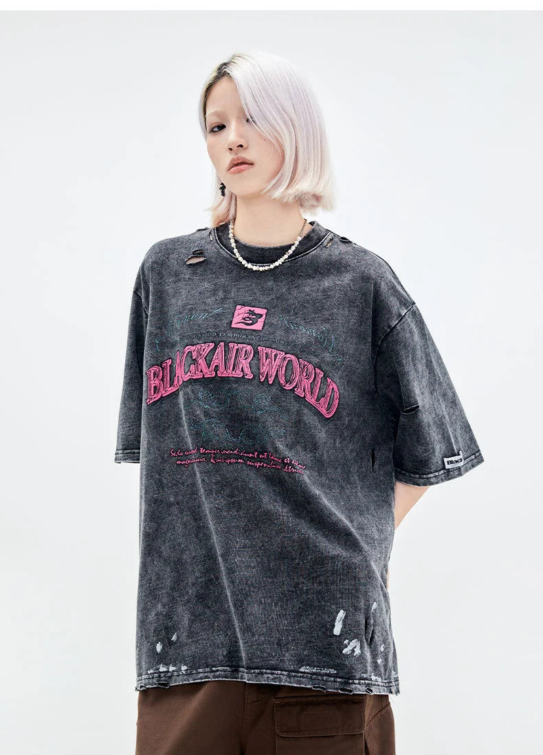 Streetwear Unisex Blackair World Shirt - Ultra Techwear