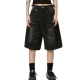 Streetwear Unisex Denim Shorts - Fuga Studios