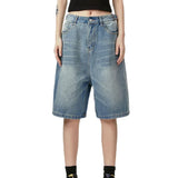 Streetwear Unisex Denim Shorts - Fuga Studios