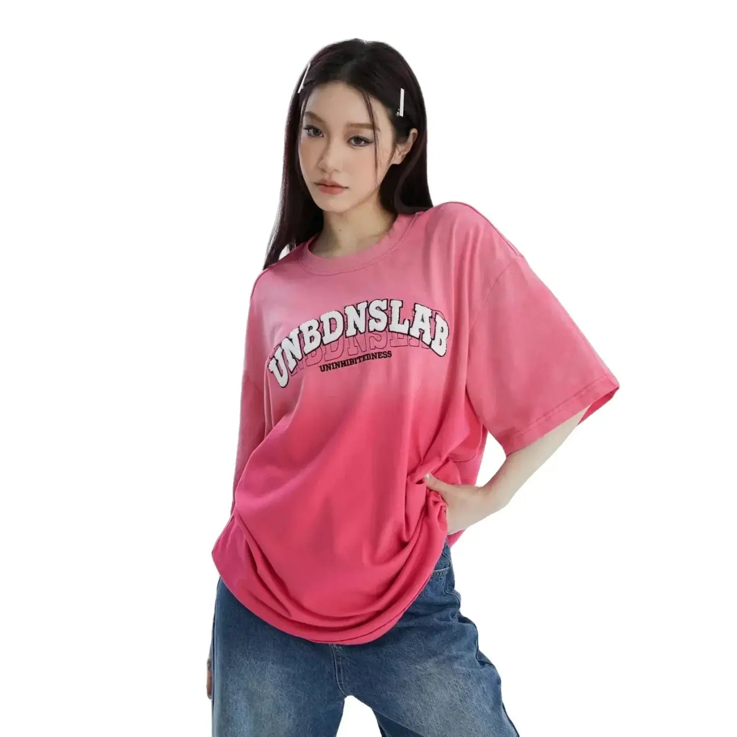 Streetwear unisex borduurd casual shirt