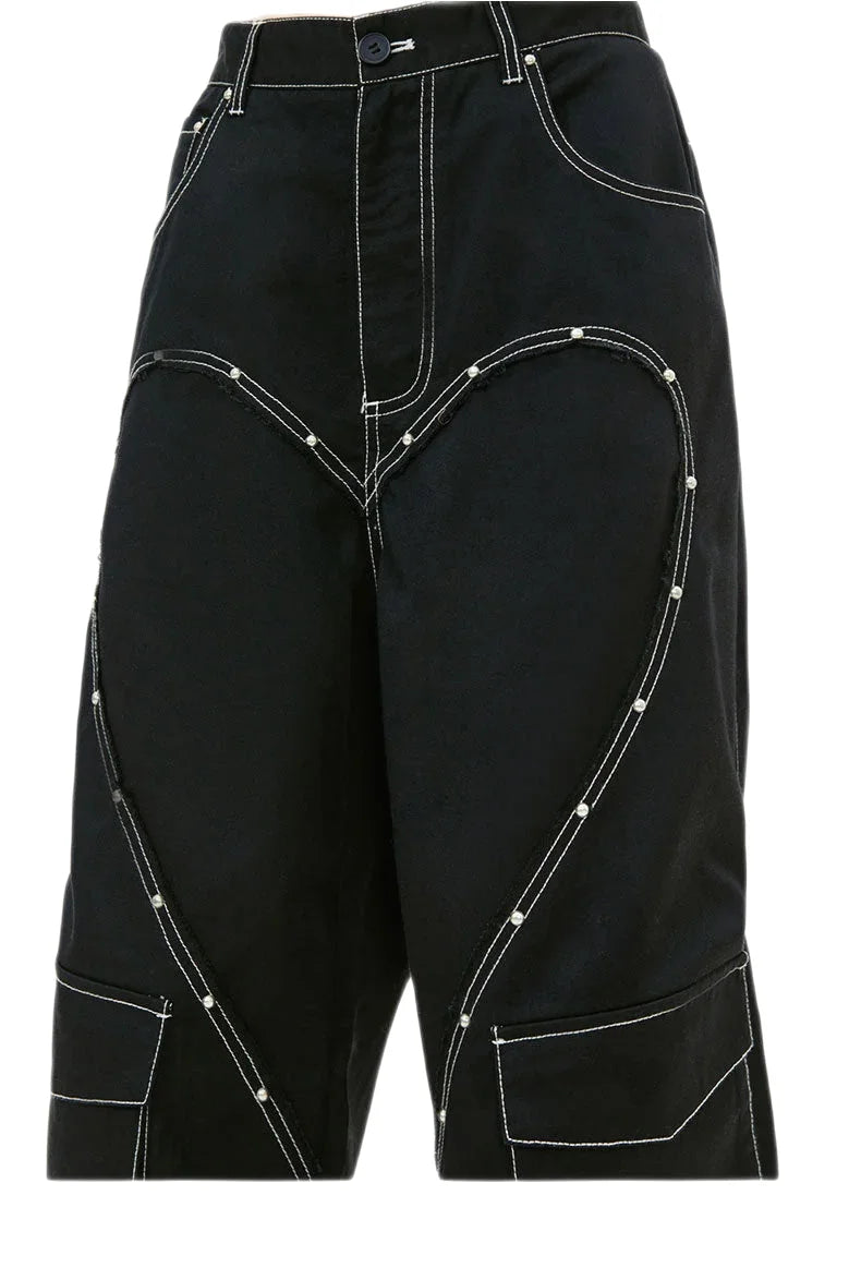 Streetwear Unisex Heart Pants - Fuga Studios